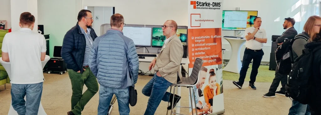 Networking auf der Messe „Digital Day“ von reitzner in Dillingen