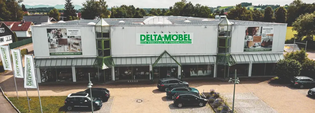 Fallbeispiel: IT-Service mit Rundum-Betreuung 1 Aussenansicht der DELTA-MÖBEL in Bubesheim
