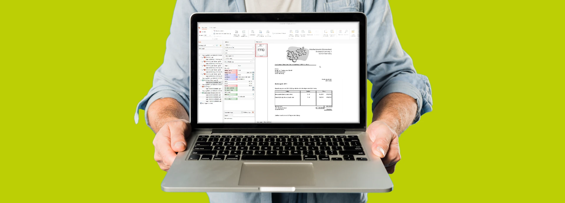 Home 24 DMS-Workflowfenster mit konfigurierbaren Aktionen für die automatisierte Verarbeitung von Dokumenten